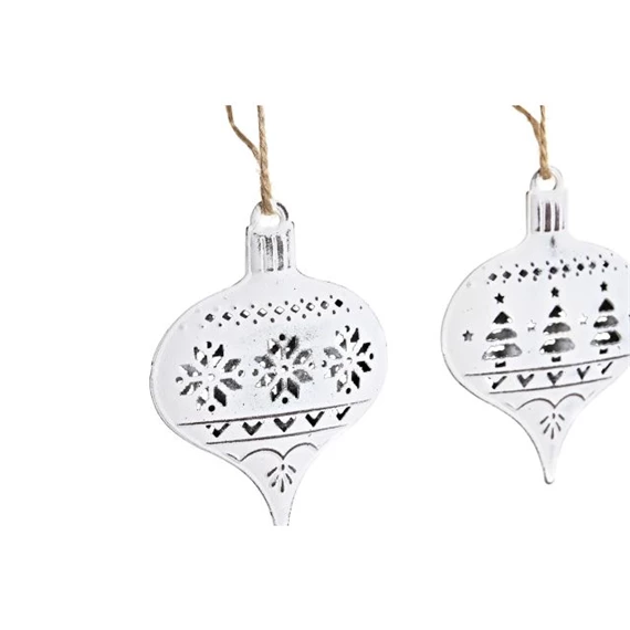 Dekoráció szett akasztós 22x8x3 cm 2 féle S/6