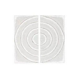 Dekoráció szett falra, körökkel 90x3,5x90 cm S/2