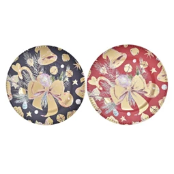 Dekoráció tányér 33x33x2 cm 2 féle