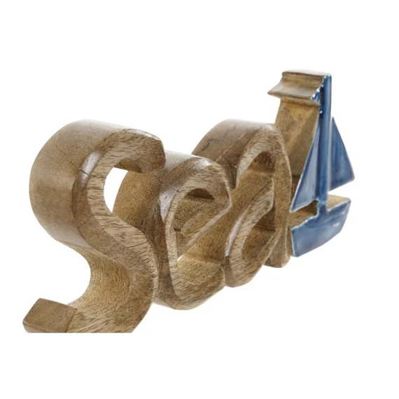 Dekoráció "Sea" és "Beach" felirat 25x2,5x9 cm 2 féle