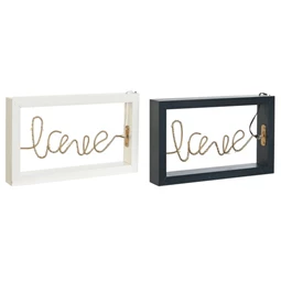 Dekoráció világító "LOVE" felirat 25x3,5x15 cm 2 féle