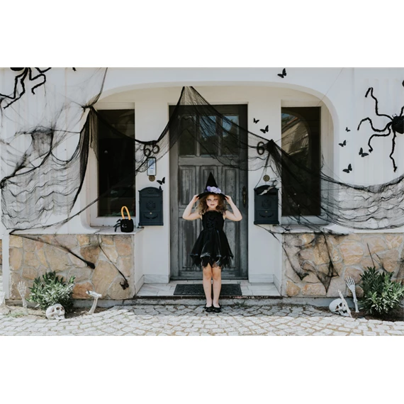 Dekorációs anyag sima fekete 0,72x9,8 m