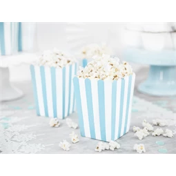 Dobozok popcornhoz kis repülő mix 7,5x7,5x12,5 cm S/6