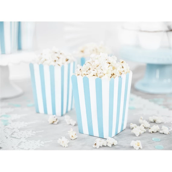Dobozok popcornhoz kis repülő mix 7,5x7,5x12,5 cm S/6