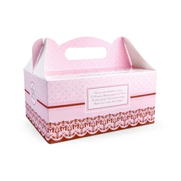 Dekoratív esküvői tortadoboz S/10