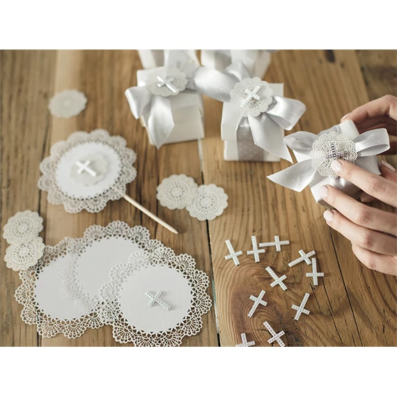 Dísz kereszt ezüst 27 mm S/25