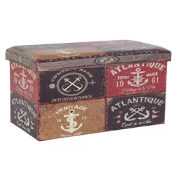 Doboz horgony mintával 76x40,5x41 cm