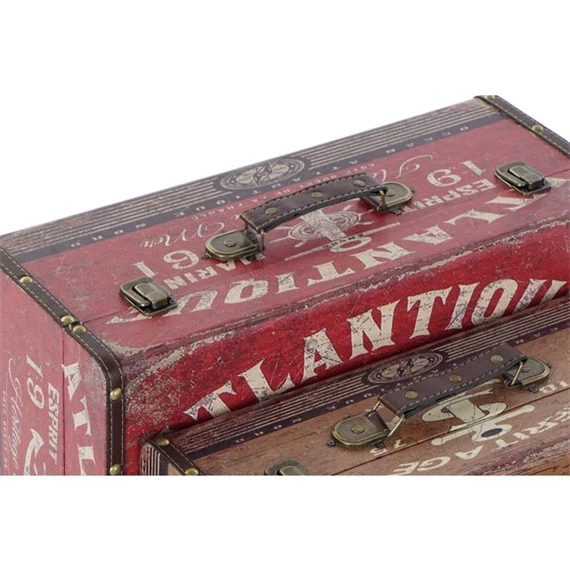 Doboz szett horgony mintával 46x33x19 cm S/3