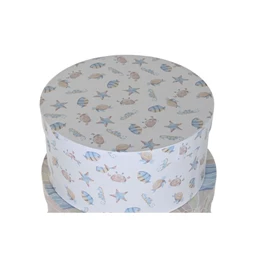 Doboz szett kerek 37,5x37,5x18 cm S/10