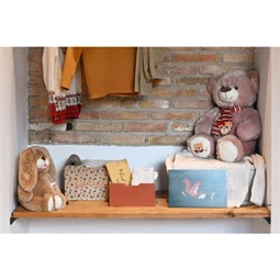 Doboz szett mókussal, sünivel 28x18x18 cm S/2