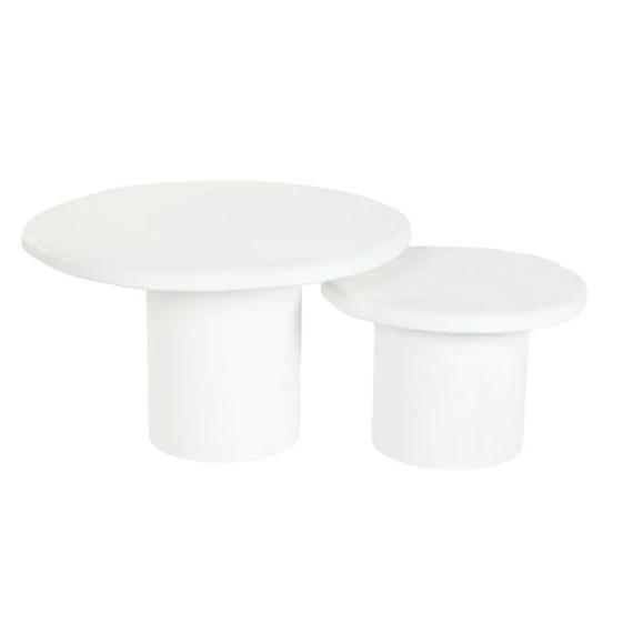 Dohányzó asztal 75x75x35 cm S/2