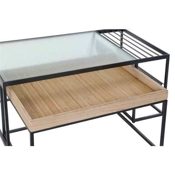 Dohányzóasztal szett 110x60x45 cm S/2