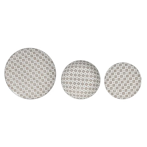 Étkészlet 27x27x2 cm S/18