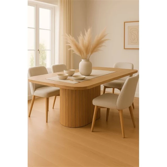 Étkezőasztal 200x100x76 cm