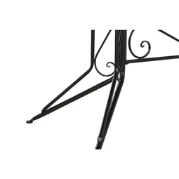 Étkezőasztal kovácsoltvas mozaik mintával 140x70x75,5 cm