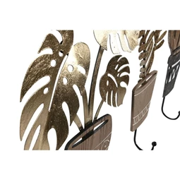 Fali akasztó virág mintával 16x4x30 cm 4 féle