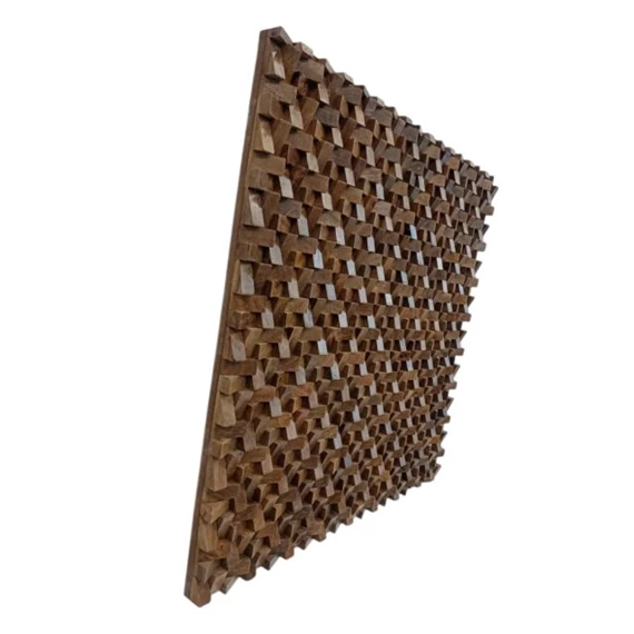 Fali dekoráció, 3D 90x3x90 cm