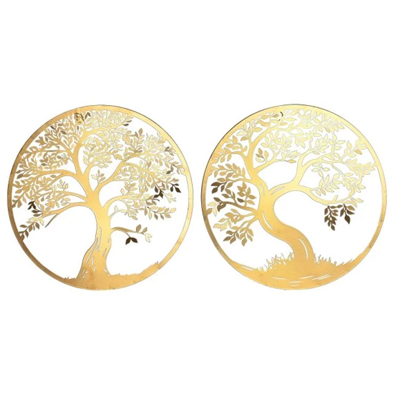 Fali dekoráció életfa 40x1x40 cm 2 féle