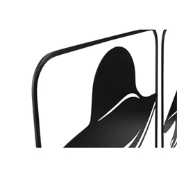 Fali dekoráció nő 49,5x1,3x49,5 cm 2 féle