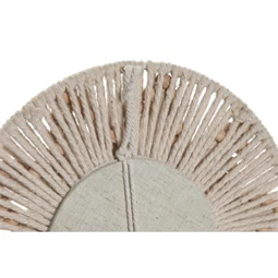 Fali dekoráció tükörrel 21x1x21 cm S/3