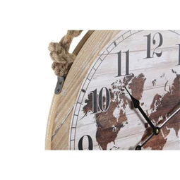 Falióra kötéllel, világtérképpel 50x4x50 cm 2 féle