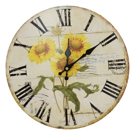 Falióra napraforgó mintával 34 cm