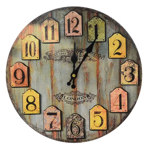 Falióra vintage stílusú 34 cm