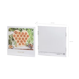 Fánkfal szív természetes fa 65x59 cm