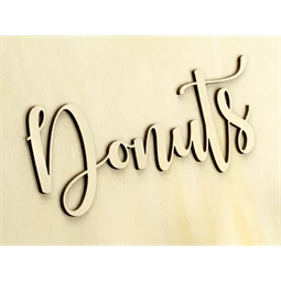 Fánkfal természetes fa 45x55 cm