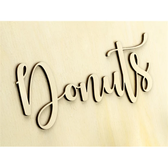 Fánkfal természetes fa 45x55 cm