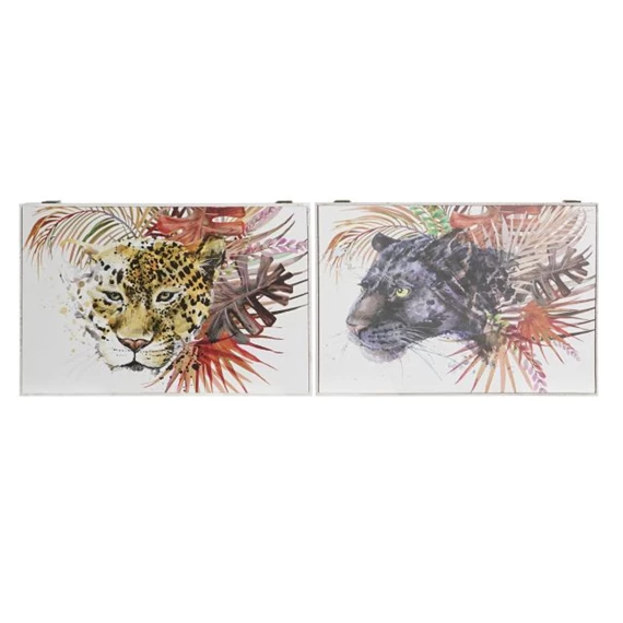 Fedődoboz vadon élő állatos 46,5x6x31,5 cm 2 féle