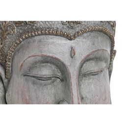 Figura Buddha fej 28x23x46 cm