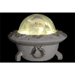 Figura LED-es ufo 12,5x10 cm