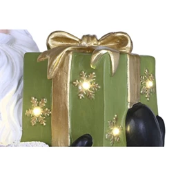 Figura Mikulás LED-es 52x45x121 cm