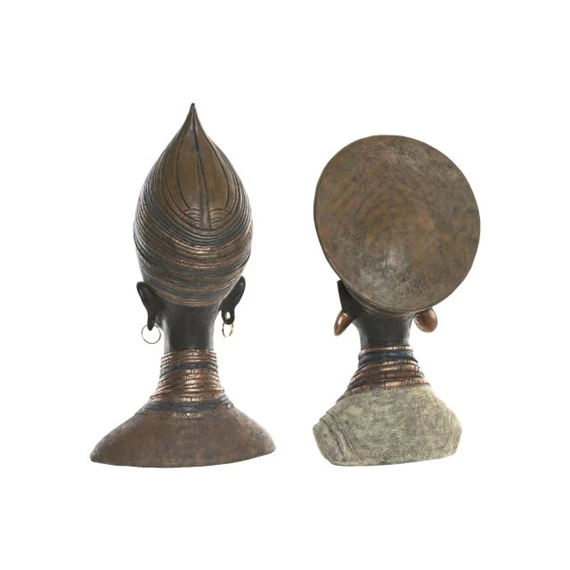 Figura afrikai nő 30x20x53 cm 2 féle