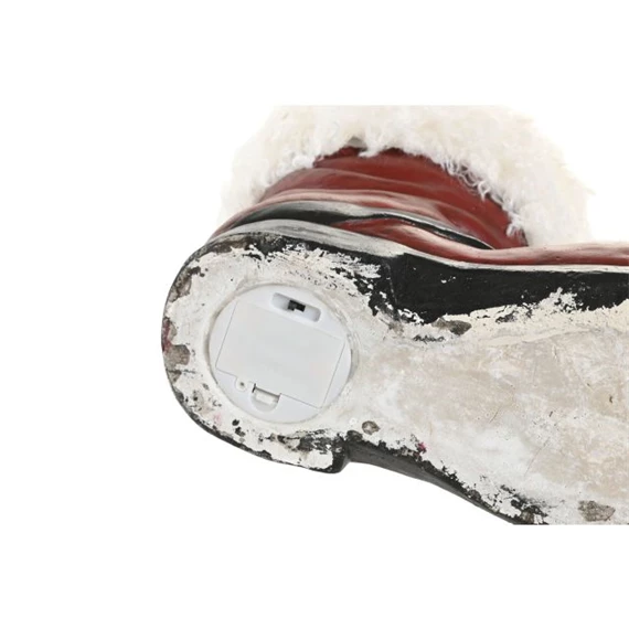 Figura csizma LED-es 29x16,5x33,5 cm