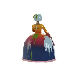 Figura dáma 17x13x21 cm 3 féle