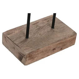 Figura faragott 19x9x28 cm 2 féle