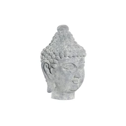 Figura Buddha fej, világos 22x20x35 cm