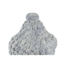 Figura Buddha fej, világos 22x20x35 cm