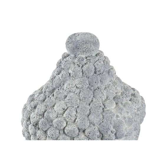 Figura Buddha fej, világos 22x20x35 cm