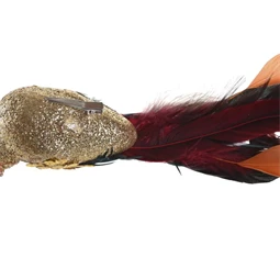 Figura flitteres madár 26x5x7 cm 2 féle