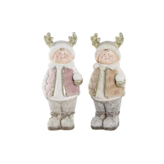 Figura kisfiú, kislány 20,5x18x49,5 cm 2 féle