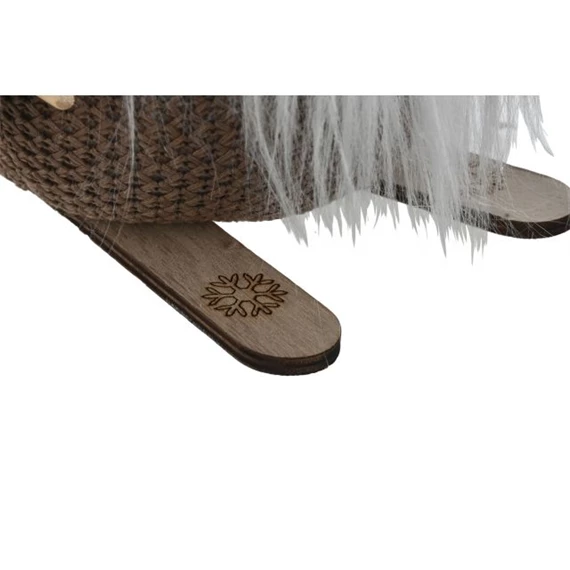 Figura manó sílécen, LED-es 17x15x25 cm