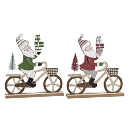 Figura mikulás 24x4,5x25 cm 2 féle