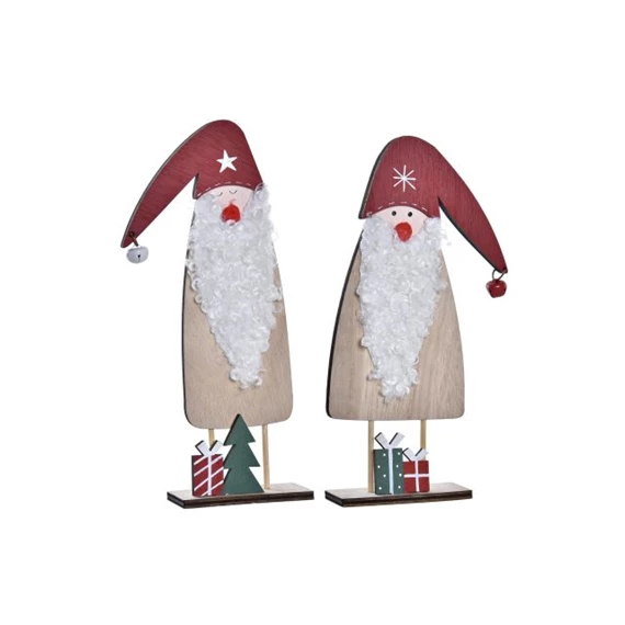 Figura mikulás 11x4x26 cm 2 féle