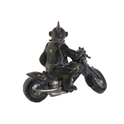 Figura motoros majom, kutya 24x15x29 cm 2 féle