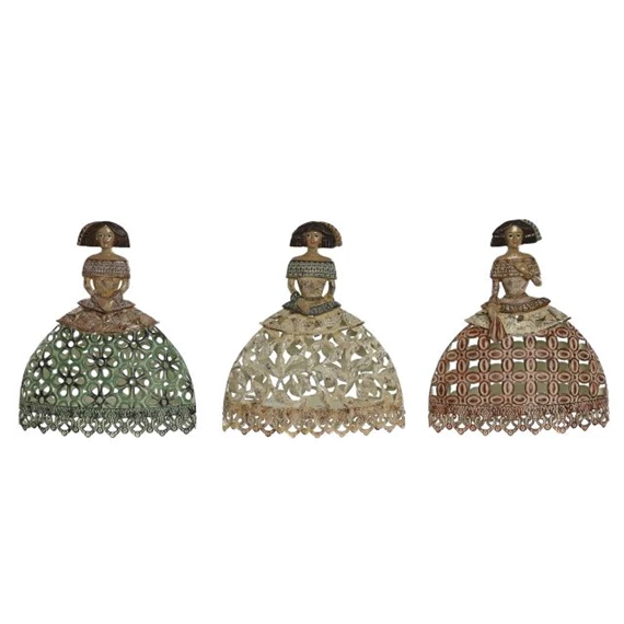 Figura nő 19x7x23 cm 3 féle