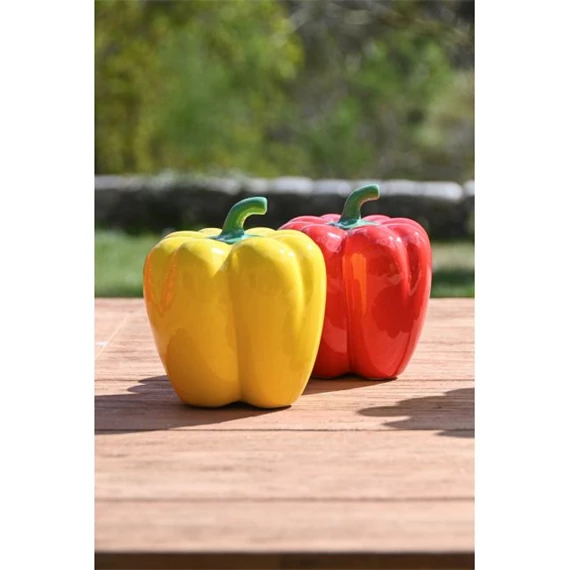Figura paprika 13,5x13,5x16 cm 2 féle