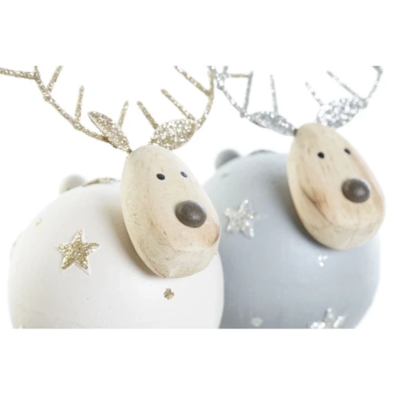 Figura rénszarvas 7x7x9 cm 2 féle